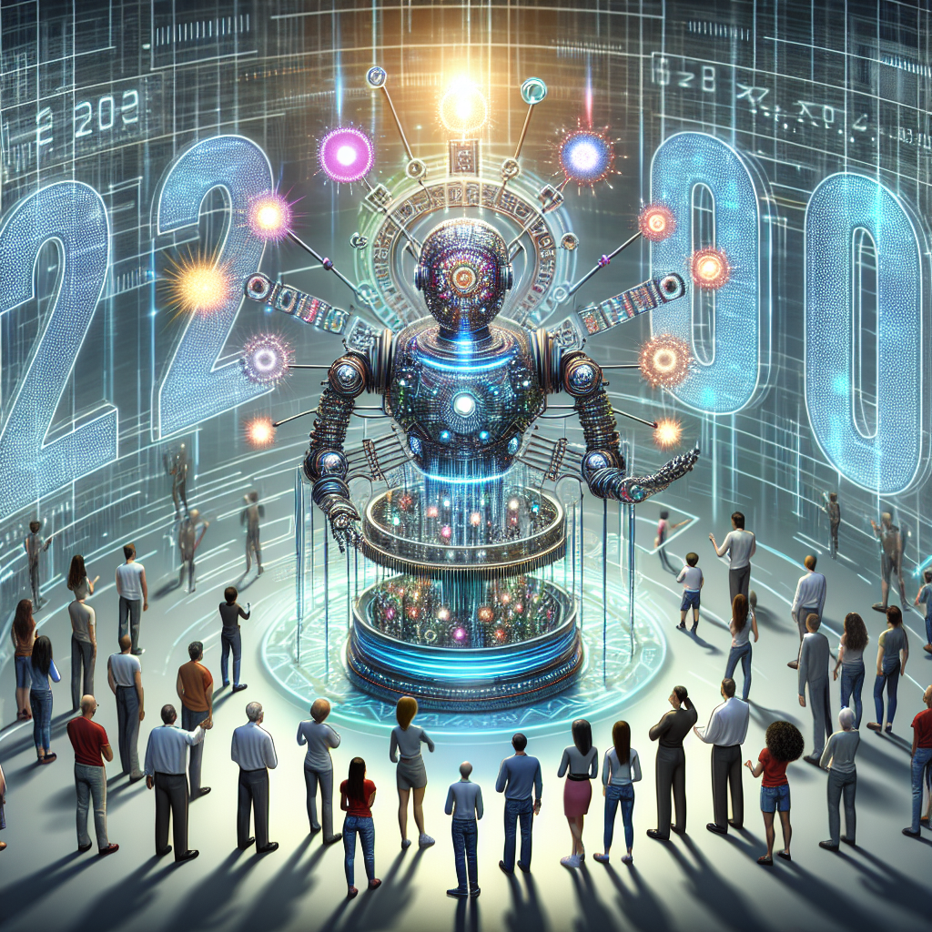 Representation of AI Predicted to Replace Humans in Answering Questions by 2030